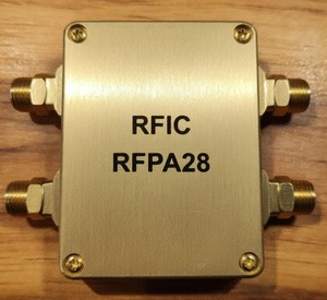 Amplificador de potencia RF de alta frecuencia de 24–28 GHz RFPA28, salida de 27 dBm, ganancia de 21 dB, montaje en superficie, 50 GaAs PHEMT a juego - Product Image 4