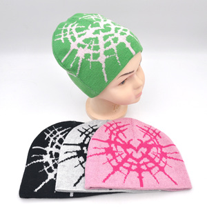 Fashion Beanie Hats <b>Winter</b> Hat 100% Acrylic Custom Logo <b>Caps</b> Unisex Chunky Custom Knitted Jacquard <b>Winter</b> Hats - Product Image 1