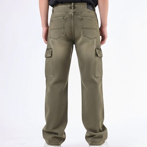 Jeans Anchos de Estilo Boyfriend Vintage para Hombre, Diseño Personalizado, Estilo Urbano, Pierna Ancha - Product Image 2