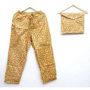 Conjunto de Pijamas de Mujer 100% Algodón con Estampado Floral, Manga Larga, Cuello Redondo, Ropa de Dormir Informal para la Temporada de Primavera - Product Image 4