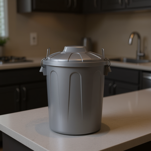 Poubelle CUBO DE BASURA de 21 L, couleur grise, produit pour la gestion des déchets - Product Image 2