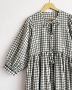 Robe longue décontractée respirante 100 % coton pour le quotidien au printemps, robe midi imprimée florale pour l'été, robe longue bohème imprimée florale - Product Image 5