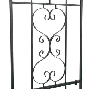 Arco in Ferro Battuto per Piante Rampicanti e Traliccio, Elegante Recinzione e Cancello da Giardino - Product Image 4