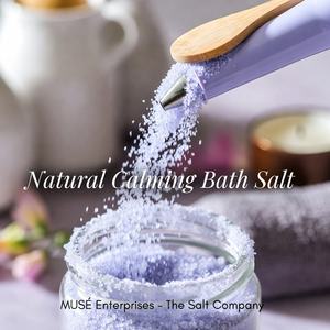 Sel de l'Himalaya naturel apaisant avec essence de lavande, cristaux riches en minéraux pour une relaxation profonde, expérience de spa moderne - Product Image 3