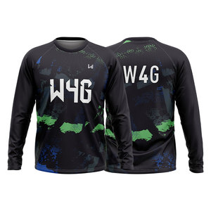 Camisetas Deportivas Ligeras de Cuello Redondo para Hombre Wear 4 Games, Elásticas en Cuatro Direcciones, Antibacterianas, Transpirables, de Secado Rápido, Jersey de Compresión - Product Image 4