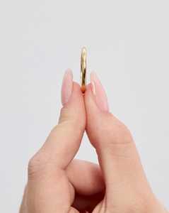 2mm Chunky Plain Stackable <b>Ring</b> 14K 18K Solid Gold Minimalist Tiny <b>Dainty</b> Everyday Wear Elegant Wedding Band Jewelry Manufacture - Product Image 3
