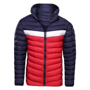 Contrast Color OEM Custom Made Clothing Unisex Winter Hooded <b>Waterproof</b> Puffer <b>Jackets</b> - Product Image 2