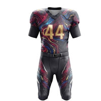 Uniforme de football américain au design moderne, respirant, en polyester, vêtements de sport élégants, parfaits pour les équipes et les clubs de football, entraînement