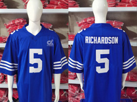 Nouveaux maillots de football américain DUBBIX INDUSTRIES 2025, brodés, 17 Adams, 8 Verse, 9 Stafford, 12 Nacua, équipe des Rams, devant