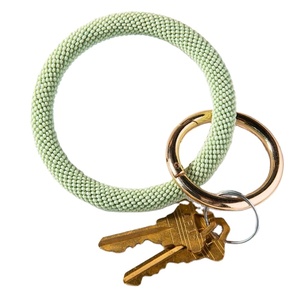 Luxe à la mode nouveau Design multicolore broderie perlée porte-clés voiture vélo USB sac à main sac clé décoratif utilisation classique fantaisie - Product Image 1