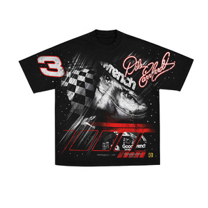 <b>Black</b> <b>Shirt</b> Custom Printing T-<b>Shirt</b> Men's Short Sleeve <b>Black</b> Photo Print Regular Fit O-Neck Casual Style - Product Image 1