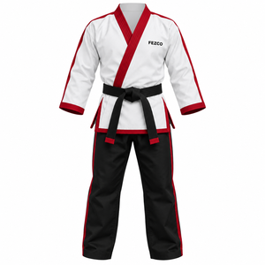 Meilleur prix, uniforme de karaté sur mesure, nouvelle arrivée, uniforme de karaté au design personnalisé, prix bas, prix bon marché, vente en gros - Product Image 4