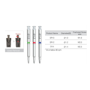 Kit de retrait de vis cassées et de fixation d'implants dentaires pour la réparation et le récupération d'implants - Product Image 6