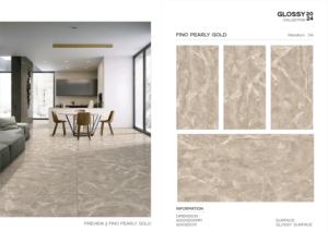 กระเบื้องพอร์ซเลนขัดเงาคุณภาพสูงขนาดใหญ่ 600x1200 มม. สำหรับตกแต่งผนัง พื้น ภายในและภายนอกอาคาร - Product Image 5