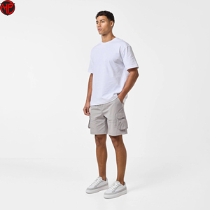 Pantalones Cortos Cargo Ligeros de Secado Rápido e Impermeables para Hombre, Cintura Elástica, Deportivos, con Logotipo Personalizado - Product Image 2