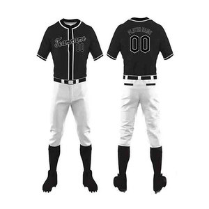Tenue de baseball de haute qualité avec impression numérique, équipement sportif de niveau compétitif, kit personnalisé avec logo imprimé, tenue de baseball - Product Image 5