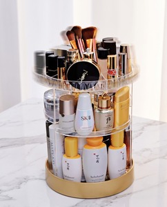 Atractivo Organizador de Maquillaje de Acrílico Transparente, Personalizado, Moderno y de Lujo, con Estantes de Almacenamiento - Product Image 3