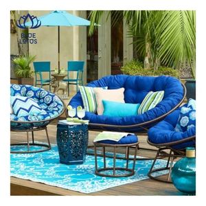 IN HIGH DEMAND Papasan Chair 2026 Woven Frame Thick <b>Cushion</b> for Lounge Seating and Study Corner Stable and Breathable - Product Image 4