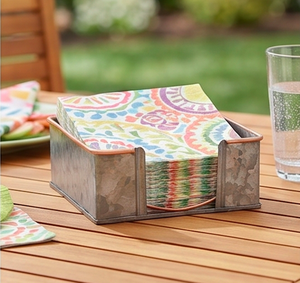Portarrollos de Papel Metálico Galvanizado Gris Premium, Perfecto para Decoración Elegante del Hogar y Caja de Almacenamiento con Estilo para Uso en Mesa - Product Image 5