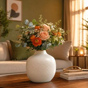 Metal Hammered <b>Bud</b> Shape <b>Vase</b> For Home Decor Decorative For Indoor Outdoor Living Room Balcony for Usage Available At Low Price - Product Image 3