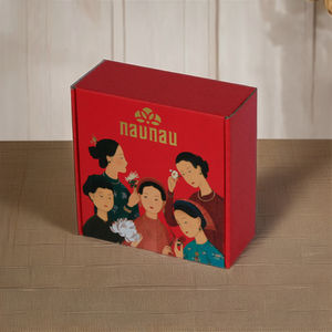 Cajas de papel de regalo personalizables, estructura duradera, opciones premium que incluyen laminación mate para embalaje profesional de productos - Product Image 1