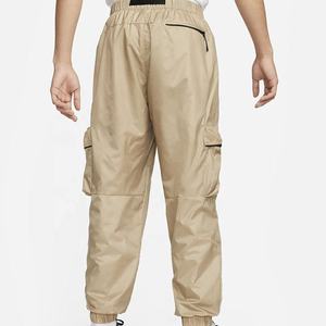 Pantalon cargo kaki pour homme, taille élastique, polyester léger, joggers décontractés, plusieurs poches, vêtements d'automne - Product Image 2