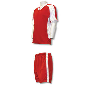 Maillot de football personnalisé unisexe vierge pour club, tenue de sport 100 % polyester extensible dans les quatre sens, short d'été - Product Image 4