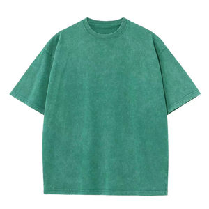 เสื้อยืดผู้ชายแบบสั่งทำพิเศษ ล้างสีแบบแอซิดวอช ผ้าฝ้ายถัก 100% 240 GSM ทรงหลวม สไตล์วินเทจ ลายกราฟิกอนิเมะ ผลิตในปากีสถาน - Product Image 5