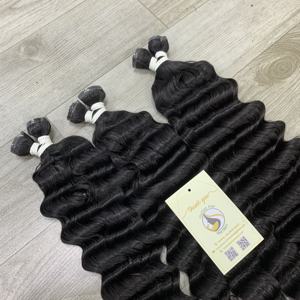 ผมมนุษย์แท้จากธรรมชาติผมมนุษย์แท้แบบไม่ผ่านการต่อแบบเป็นลอนลึกแบบสองชั้น - Product Image 3