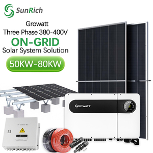 Sistema de Energía Solar con Inversor Growatt MAX80KTL3-LV MAX70KTL3-LV con Certificación CE <span class=keywords><strong>VED</strong></span> ICE - Product Image 1