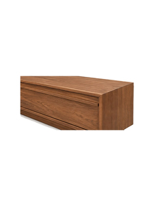 Modern Solid <b>Wood</b> Living Room <b>Cabinet</b> with 3 Drawers Slab Door Midcentury Design Storage Furniture Eco Friendly - Product Image 2