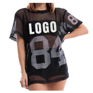 Camiseta de Fútbol de Malla Transpirable de Alta Calidad, 100% Poliéster, Cuello Acanalado, Impresión por Transferencia de Calor Personalizada, Secado Rápido - Product Image 1