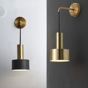 Décoration de Noël, applique murale en laiton élégante, lampe de chevet LED, lumière de nuit chaude pour chambre à coucher, salon - Product Image 5