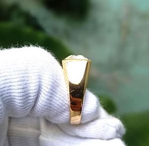 <b>Emerald</b> Cut Bezel Setting Moissanite Luxury Engagement Wedding <b>Ring</b> 925 Sterling <b>Silver</b> Yellow Gold Plated Bridal Jewelry - Product Image 2