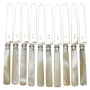Ensemble de couverts de mariage de luxe moderne en gros, en acier inoxydable plaqué or avec élégant ensemble de cuillères à manche en marbre blanc - Product Image 4