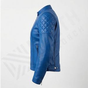 Blouson de moto en cuir de vachette premium, équipement de protection pour motard, vêtement de tourisme, vêtement de sécurité, couleur personnalisable - Product Image 3