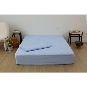 Protège-matelas SS 110x200cm, toucher doux, entretien facile, adaptatif à la peau, confortable, luxueux, toutes saisons, installation rapide, pour la maison - Product Image 6