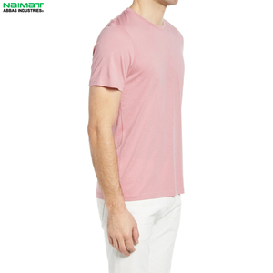 Naimat Abbas Industries Men's Short Sleeve T-Shirt Regular Fit O-Neck Printed Letter Design Casual Style Jersey Knitted <b>Cot</b> - Product Image 2