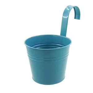 Maceta Colgante de Madera Hecha a Mano con Ganchos, Soporte Redondo para Macetas de Balcón, Decoración para Plantas - Product Image 5