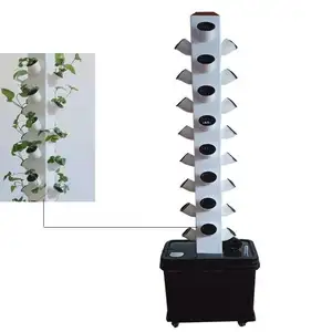 Serre de jardin d'intérieur ferme aéroponique système de culture hydroponique automatique