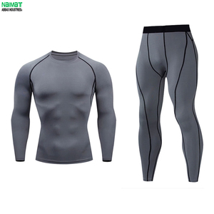Conjunto de Ropa Interior Térmica de Invierno, Top y Pantalones, Prenda Exterior Moldeadora, Multicolor, Secado Rápido, Traje Deportivo - Product Image 2