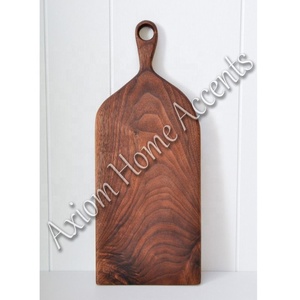 Axiom Home Accents Planche à fromage en bois de résine écologique fabriquée à la main Planche à découper unique pour hacher les légumes et servir - Product Image 3