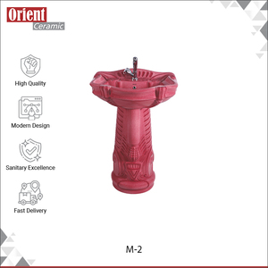 Nuevo Lavabo de Cerámica Blanca con Pedestal, Diseño Moderno, Alta Calidad, Precio Accesible - Product Image 2