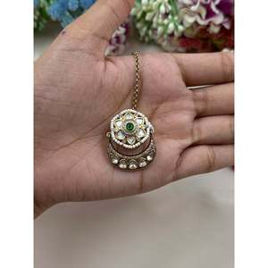 Varsha Victorian Mang Tikka-Indian Ethnic Artificial Cultural Collectible Jewelry - Product Image 2