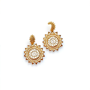 Ganesha Kada Bangles Fashion Stud Earrings - Product Image 3