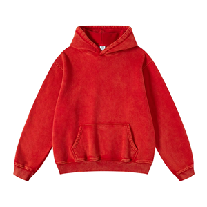 Hoodie unisexe hiver très populaire 100% coton coupe oversize imprimé numérique par injection directe en soie, molleton uni teint - Product Image 4