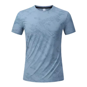 Camiseta Deportiva de Manga Corta para Hombre, con Estampado Moderno, de Secado Rápido, Cuello Redondo, para Entrenamiento - Product Image 6