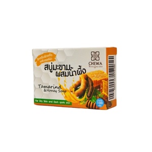 Savon Visage CHEWA Tamarin & Miel avec AHA 100g pour une Exfoliation Douce et une Protection Contre les Rayons du Soleil et la Pollution, Adapté aux Peaux Sèches - Product Image 2