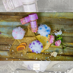 Puf de baño de plástico ecológico grande Eliminación de piel muerta Bola exfoliante corporal Ahorro de jabón Espuma eficaz - Product Image 6