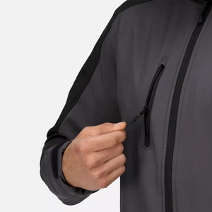 Nouvelle veste softshell pour homme, design personnalisé, vêtements de travail d'hiver, coupe-vent, doublure polaire, fermeture éclair. - Product Image 3